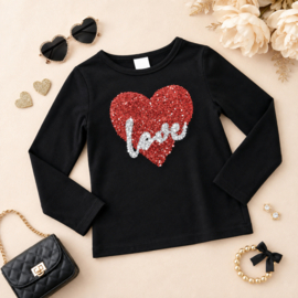 ZM5283 shirt LOVE ( 5 pcs)