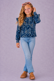 FRKU8380 top  BLAUW  ( 6pcs)