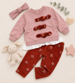 FRart705 set hard  ROZE (3pcs)
