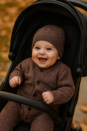 ZMCN6548 ONESIE AUBERGINE ( 4pcs)