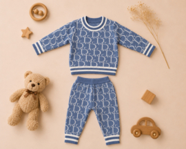 ZMB2453 set  BLAUW ( 4pcs).