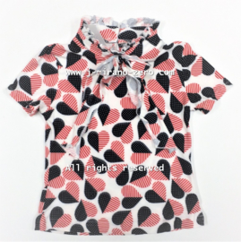 ZM5282-1  shirt polokraag  HEARTS  (7pcs)