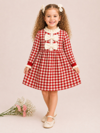 ZMCN3617-1 jurk   ROOD  (5pcs)