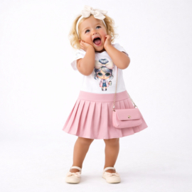 FRKUBB508 jurk  ROZE ( 6pcs)