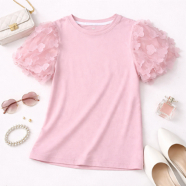 ZMCN8923 shirt ROZE ( 5pcs)