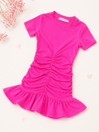 FRCH084 jurk NEON ROZE (7pcs)