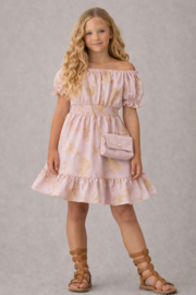 FRKU7120 jurk ROZE ( 6pcs)