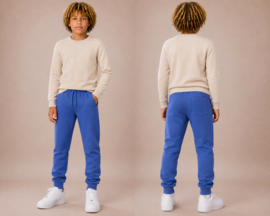 FRFSJB55278 joggingbroek  BLAUW   (6 pcs )