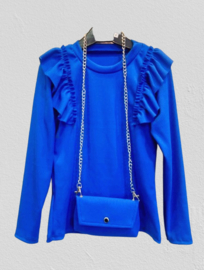 FRKU6507 trui  BLAUW (6pcs).