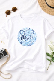 ZM2002 FLOWER BLAUW (6pcs)