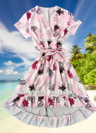 FR IBIZA 01 DAMES  jurk ROZE (6pcs)