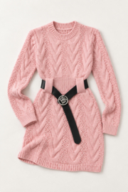 FRKU7008 jurk ROZE ( 6pcs)