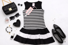 ZM5115 jurk zwart (6pcs)