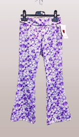 FRKU33710 flaredpants  bloem LILA  (6pcs)