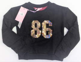 ZM3465 sweater zwart  nog enkele pakketten(6pcs)
