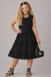 FRKS1951  jurk ZWART (6pcs)