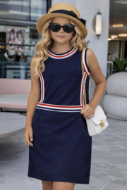 ZM5113 jurk navy (6pcs)