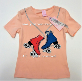 ZM3907 rollerskateshirt roze (7pcs)