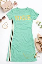 FRCH255 jurk VOGUE MINT  (7pcs)