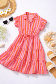 FRKU9881 jurk  ROZE 6pcs)