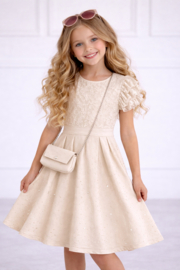 FRKU70467 jurk  BEIGE  ( 6pcs )