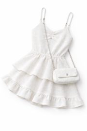 FRKU70627 jurk  WIT ( 6pcs)