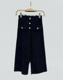 FRHS7602 Ribbroek  ZWART  ( 6pcs)