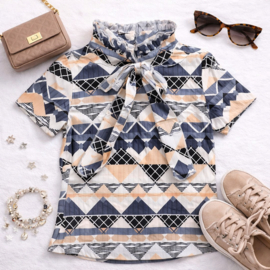 ZM5282-1  shirt polokraag  MOZAIK   (7pcs)