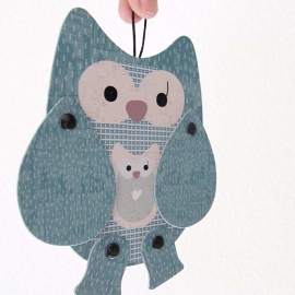 MOW Objetos Paper animal Olga owl
