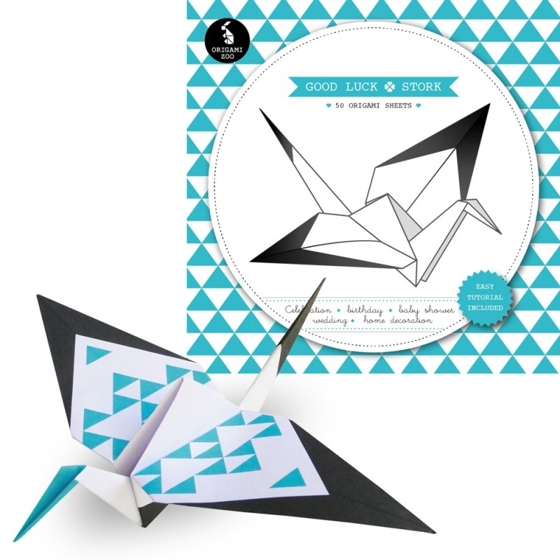 Origami vouwblok mint
