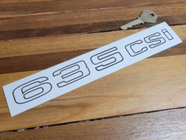 "635 CSi" Outline sticker 24x226 mm zwart (Nieuw)