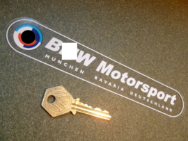 "Motorsport" Fenstersticker mit M logo 34x200 mm (Neu)