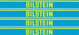 "Bilstein" sticker 150x15 mm (4 stuks, Nieuw)