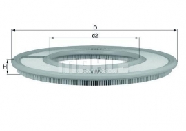 Luftfilter LX258 für Solex 4A1 (Neu)