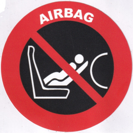 Sticker Airbag (Repro, Nieuw)