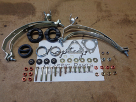 Montageset uitlaat 325e vanaf 12-1986/325i M20 met katalysator (Nieuw)