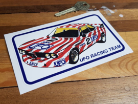 BMW E9 UFO Racing Team 80x140 mm (Nieuw)