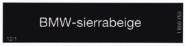 Sticker "sierrabeige" (Nieuw)