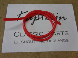 Vacuum hose 3,3x1,8 mm red per metre (New)
