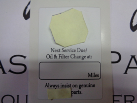 BMW Service autocollant 50x72 mm (Nouveau)