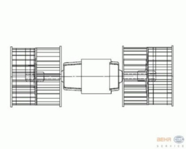 Heatermotor (L=268mm)