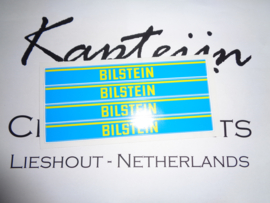 "Bilstein" Aufkleber 150x15 mm (4 Stück, Neu) 