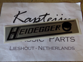 "Heidegger" sticker 125x625 mm (2 stuks, Nieuw)