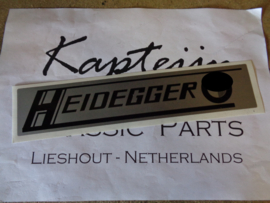 "Heidegger" sticker 50x250 mm (2 Stück, Neu) 