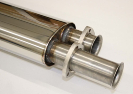 Exhaust system stainless steel 628CSI / 630CS / 633CSI / 635CSI, LHD, up to 05-1982 (New)