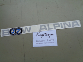 "BMW Alpina" text early model 500x37 mm (New) 