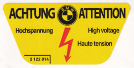 Sticker "transistorized ignition" (Nieuw)