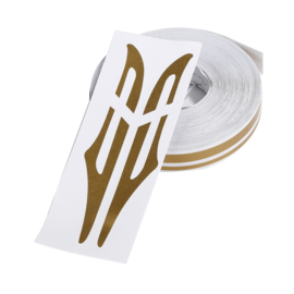 Pinstriping goud dubbel (Repro, Nieuw)