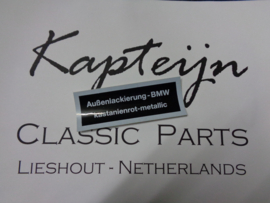 Sticker "kastanienrot - metallic" (Nieuw)