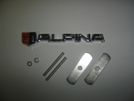 "Alpina" embleem grill 135x23 mm (Nieuw, Repro)